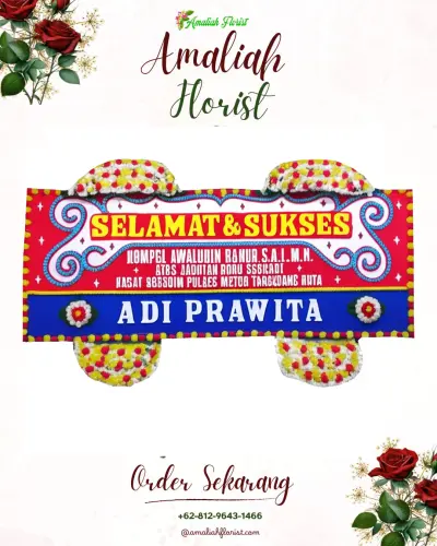 Karangan Bunga Ucapan Selamat di Pasar Rebo